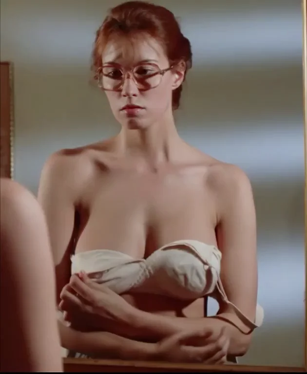 Monique Gabrielle's Mirror Tease: Evil Toons '92 Tits Out