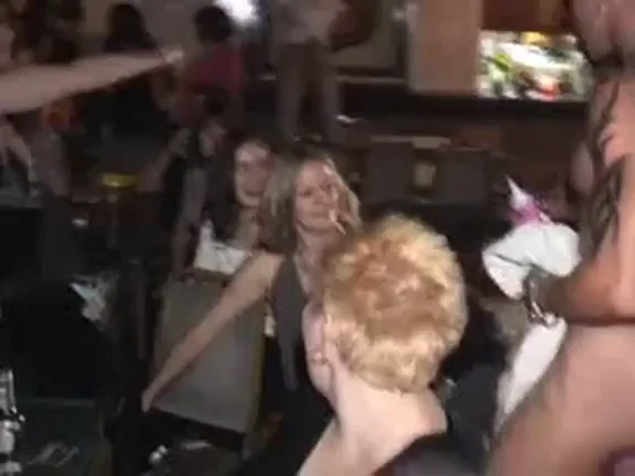 😈 Naughty Blonde Slurps Iceman's Huge Cock & Stripper Meat in CFNM Crowd 🍆💦