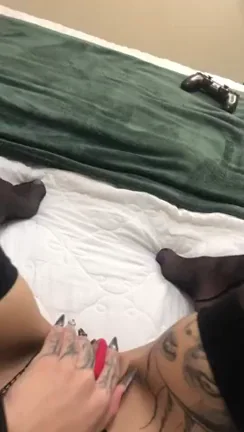 you can use my pussy while I'm with the joystick
