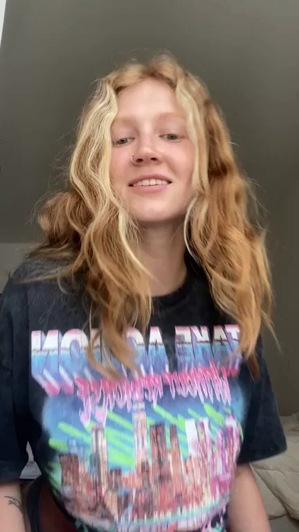 Smiling Cutie Teases with Sheer Bra Flash 😏🤤