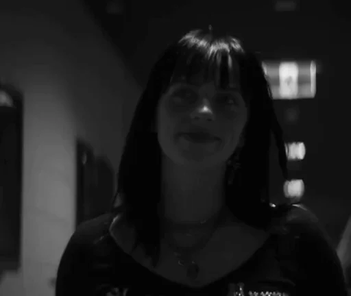Billie walking backstage