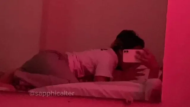 Hmmm yes, suck my tits more, babe.