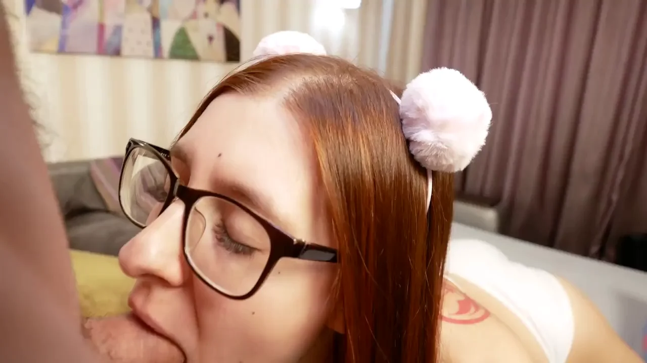 Nerdy Bunny Slut Craves Yummy Dick Stuffing Her Holes