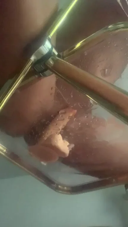 🔥 OC: Ride My Slick New Glass Chair Dildo 😈💦