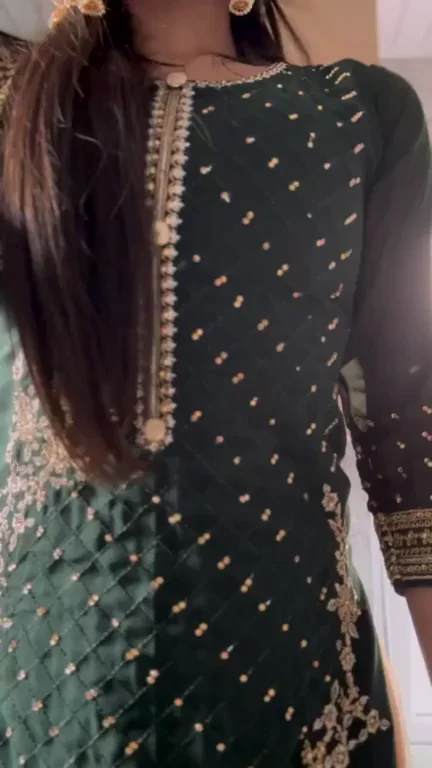 Sneaky Eid Slut Aaliyah Lifts Lehenga to Flash Bushy Pussy 😈🔥