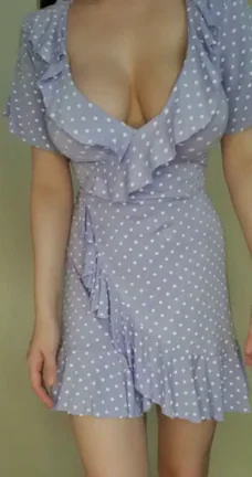 Summer Dress Tease: Redhead's Massive Tits Spill Out Bigger Than You Thought