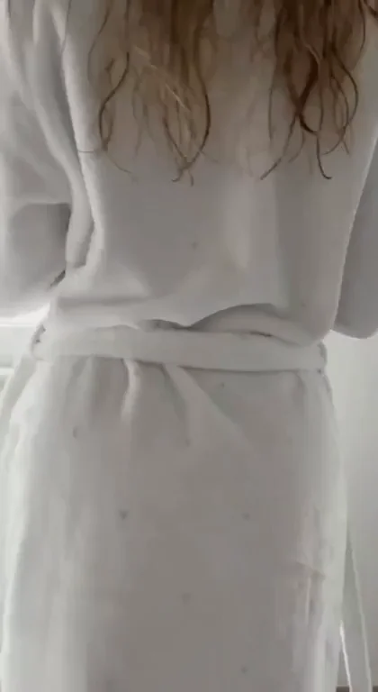 Just letting the robe fell off [BA]