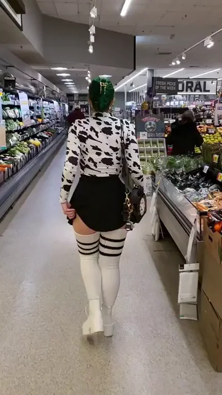 You will find the peaches in produce section [GIF]