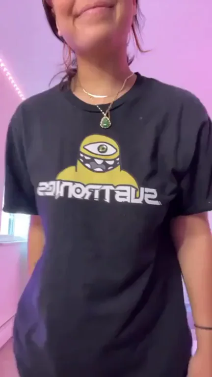 Your Sneaky Friend Flashes Her Massive Surprise Tits