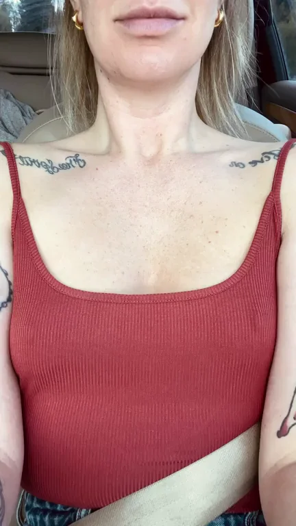 Love the feeling of my bare nipples on soft bodysuits