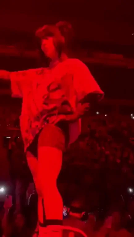 Tongue tease with mic