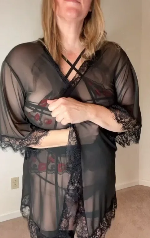 Voluptuous Babe's Sheer Lingerie Tease 😈🔥