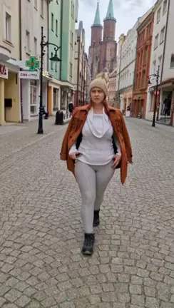 I'll admit that I was a little stressed, showing off those big boobs of mine, but it's the main promenade after all. Heh