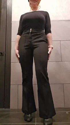 🔥 Naughty Work Bathroom Strip & Ass Tease 💦