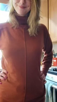 Let me show you what's under my sweater 😁