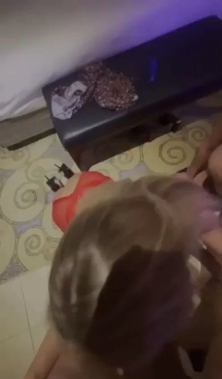 Threesome Teamwork: Slutty Blondes Tag-Team a Thick Cock