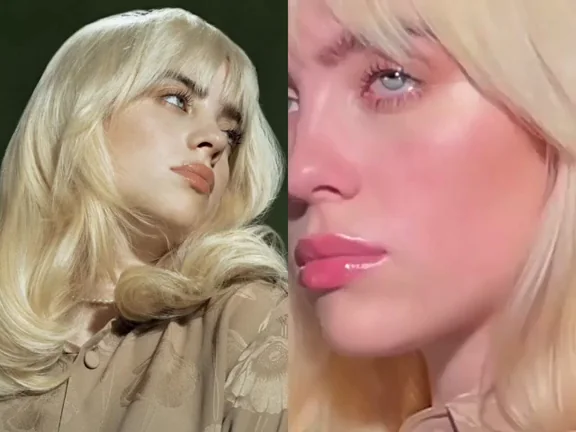 Blonde Billie’s Sultry Close-Up Tease