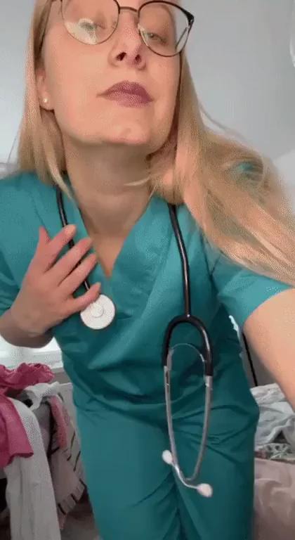 If you've ever fantasized about what's underneath my scrubs|