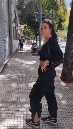 Latina Tease Flashes Juicy Ass on Busy Street