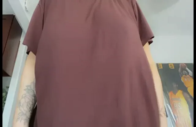 Risky Bareback Tease: No Birth Control, Still Pounding These Massive Tits?