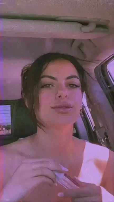 💄 Alexa Pearl Slutty Car Lipstick Tease 😘🔥