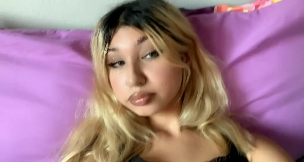 Blonde Goth Slut? 😈💦 Barely Legal Tease