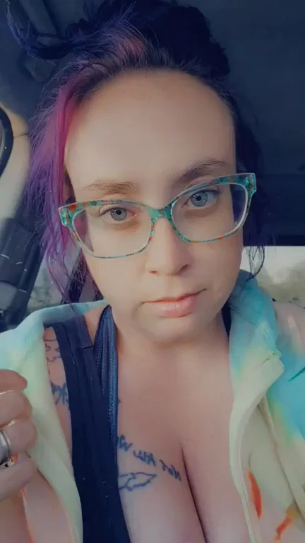 Endless Cleavage Tease in the Car