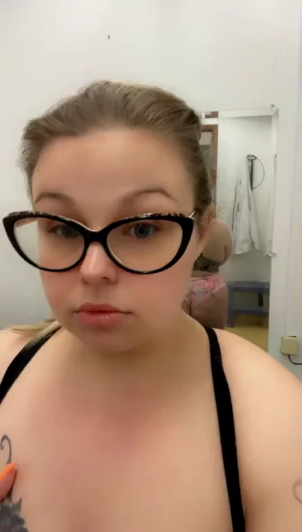 Brighten Your Monday with My Juicy Tits in the Office Bathroom 😏💦