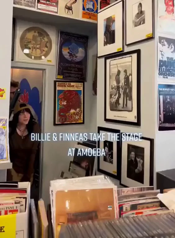 Billie Eilish Takes the Lewd Stage in Vinyl Heaven