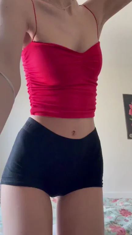 Just my c-cups and abs combo