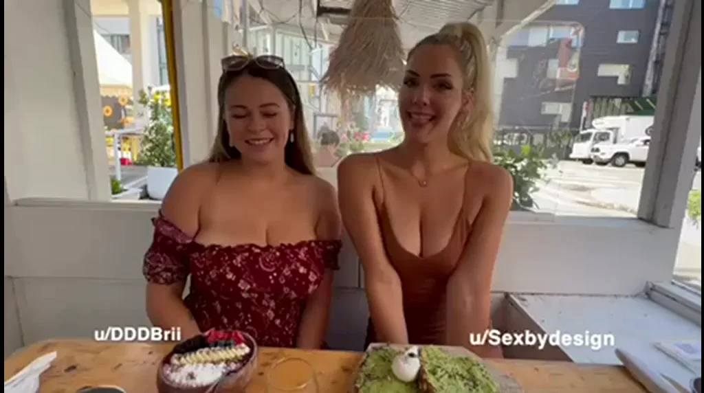 Brunch Bitches Drop Tits in Public Slut Fest