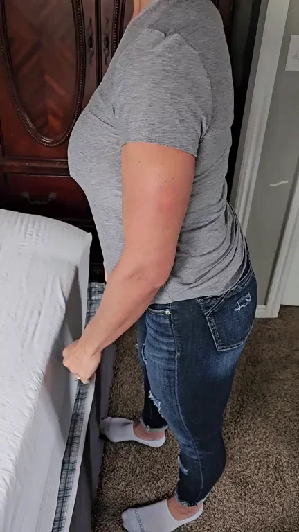 Make the Bed First.......Then Mess it Up