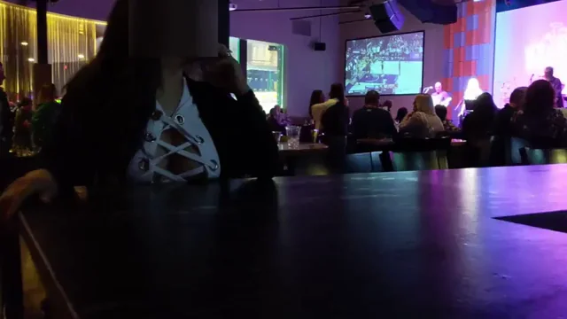 Flashing my boob to the bartender