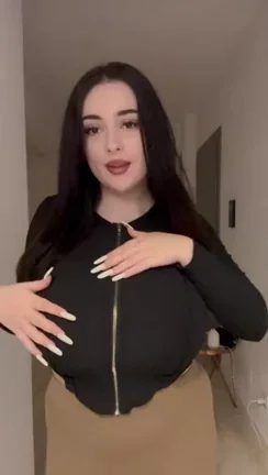 Ukrainian Hottie Drops Her Massive Head-Sized Tits