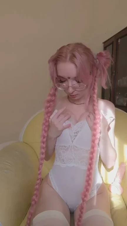 Doll flashing her pretty big boobs