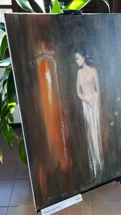 As you can see for yourself, this is not me painted in this picture. Heh