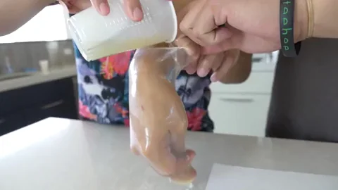 Veronica Merrell Gulps Cum from Condom 💦👅 (Sound On!)