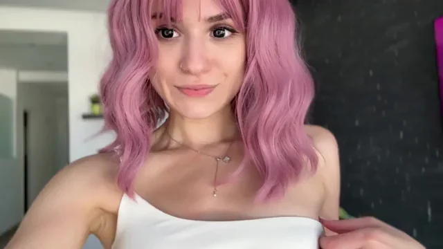 💕 Pink-Haired Slut Begs: Rail My Tight Hole Before Date Night 🔥