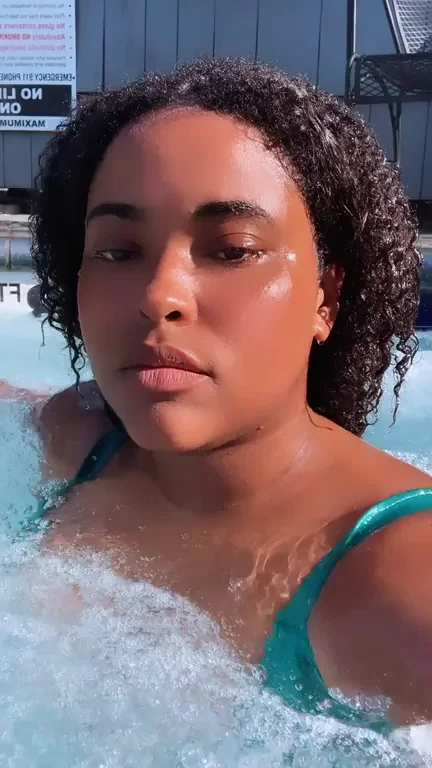 Tis the season for bathing suits and sitting on your lap in the hot tub is it not?