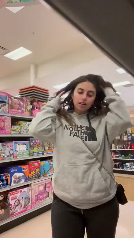 Flashing my tits at the pharmacy