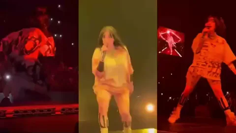 🔥 Billie Eilish Hottest Tour Moments 💦
