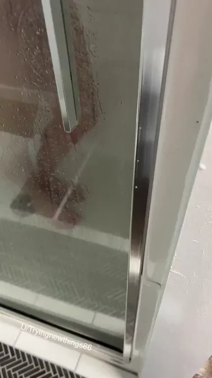 Just a being a freckled milf in the shower.