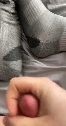 Thick Loads Licked Clean: Sock Feet Cum Worship