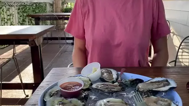 POV: Dinner Date Gone Wild 🍤🔥 I'm Flashing My Tits 'Cause I'm Too Horny 😈