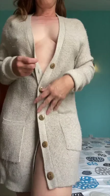 the cardigan-wearing MILF next door who you always fantasized about F48