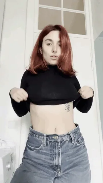 Put your face between them