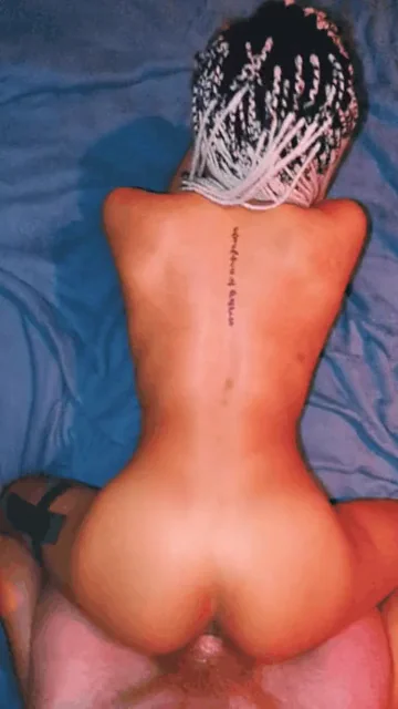 Sexy hip swivel, tiny ebony beauty fucked from behind