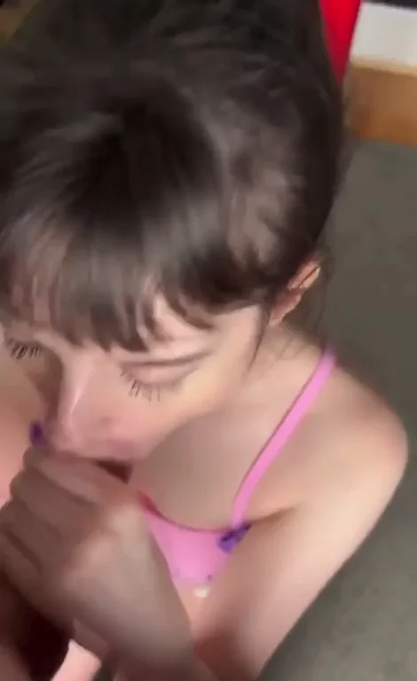 A good girl always swallows