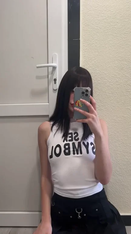 Inked Slut Shows Off Tattoos & Perky Tits 😈🖤