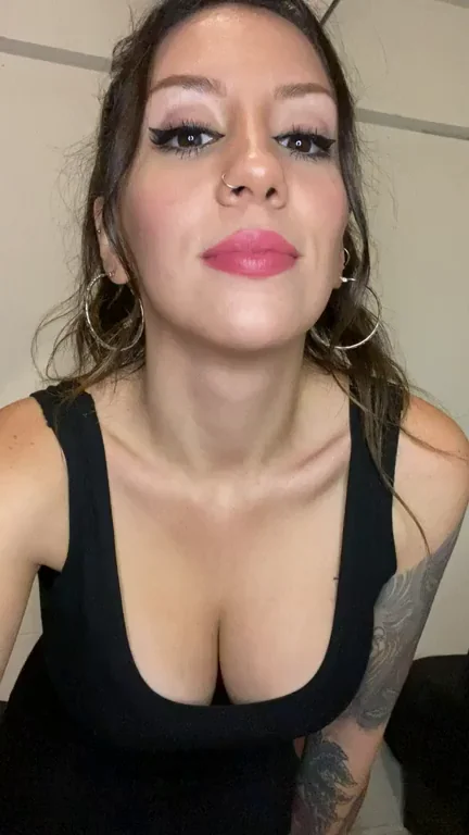 Guess My Nipple Kinks: Tattooed Latina Tease in Sheer Black